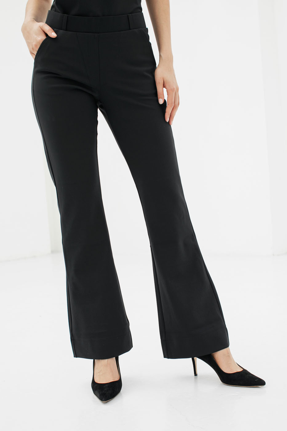 Studio Anneloes Flair Bonded Trouser Broek 02309 Dames zwart