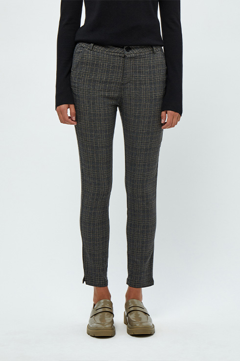 MINUS pantalon geruit